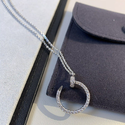 [OAK JURI]JUSTE NECKLACE SILVER DIAMONDS