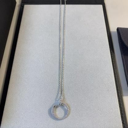 [OAK JURI]JUSTE NECKLACE SILVER DIAMONDS