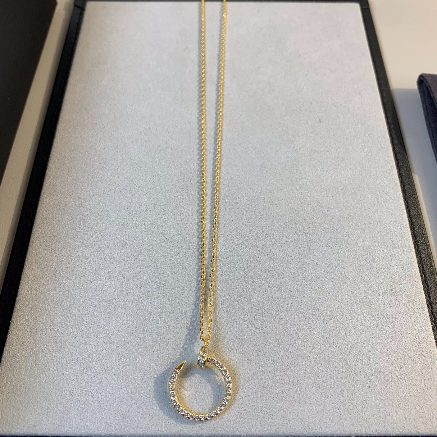 [OAK JURI]JUSTE NECKLACE GOLD DIAMONDS