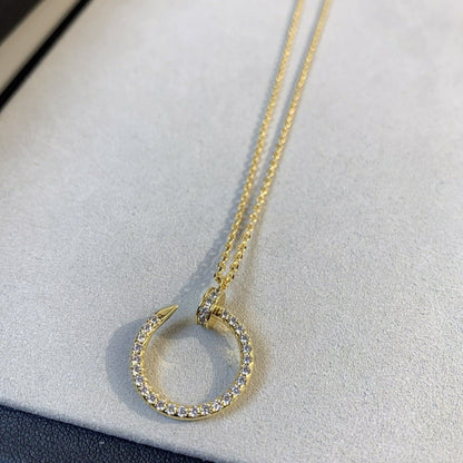 [OAK JURI]JUSTE NECKLACE GOLD DIAMONDS