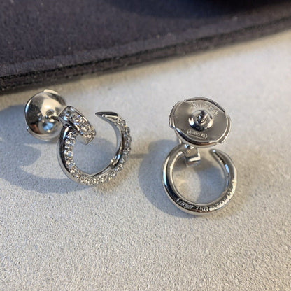 [OAK JURI]JUSTE EARRINGS SILVER DIAMONDS