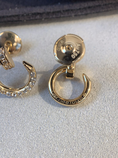 [OAK JURI]JUSTE EARRINGS GOLD DIAMONDS