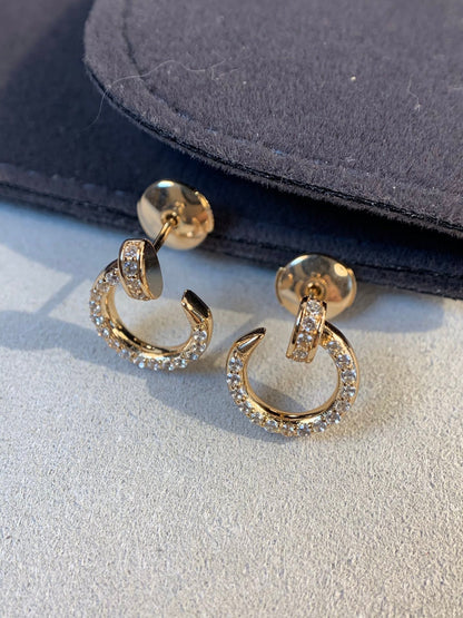 [OAK JURI]JUSTE EARRINGS GOLD DIAMONDS