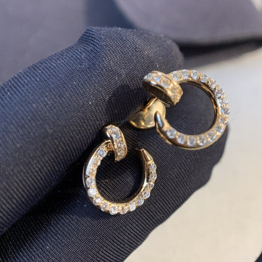 [OAK JURI]JUSTE EARRINGS GOLD DIAMONDS