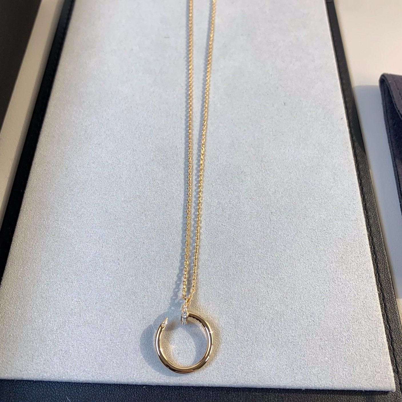 [OAK JURI]JUSTE NECKLACE PINK GOLD