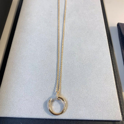 [OAK JURI]JUSTE NECKLACE PINK GOLD