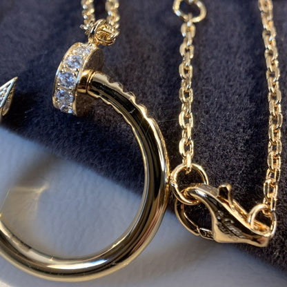 [OAK JURI]JUSTE NECKLACE PINK GOLD