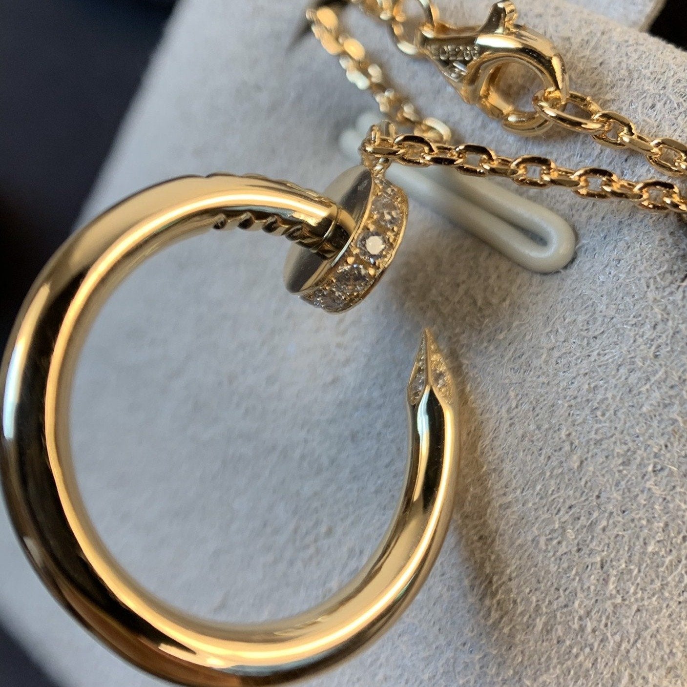 [OAK JURI]JUSTE NECKLACE PINK GOLD