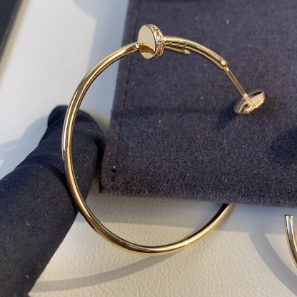 [OAK JURI]JUSTE EARRINGS GOLD DIAMONDS 1.8MM