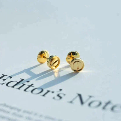 [OAK JURI]LOVE EARRINGS GOLD 10MM