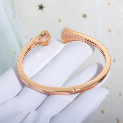 [OAK JURI]DREAM BRACELET OPEN PINK GOLD MOP DIAMOND