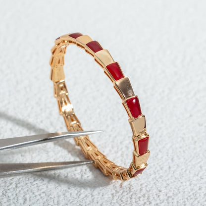 [OAK JURI]SERPENTI BRACELET PINK GOLD RUBELLITE