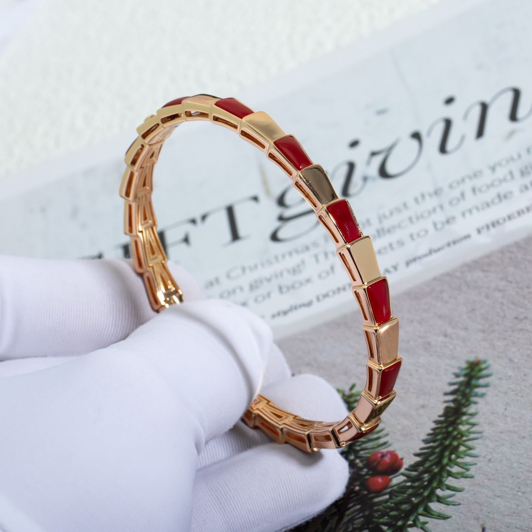 [OAK JURI]SERPENTI BRACELET PINK GOLD RUBELLITE