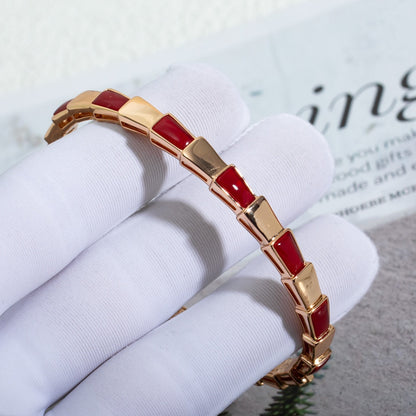 [OAK JURI]SERPENTI BRACELET PINK GOLD RUBELLITE