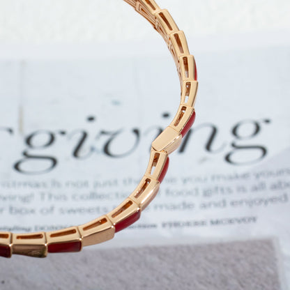 [OAK JURI]SERPENTI BRACELET PINK GOLD RUBELLITE