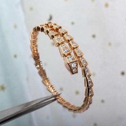 [OAK JURI]SERPENTI BRACELET 6.8MM PINK GOLD DIAMOND