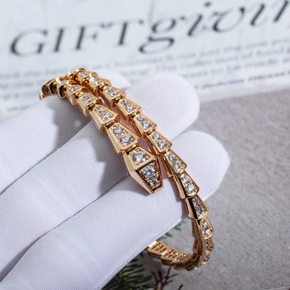 [OAK JURI]SERPENTI BRACELET 6.8MM PINK GOLD DIAMOND