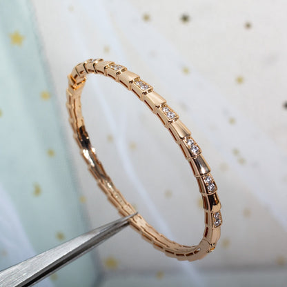 [OAK JURI]SERPENTI SMALL BRACELET PINK GOLD DIAMOND