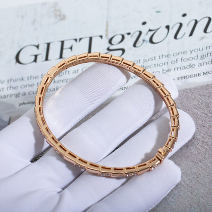 [OAK JURI]SERPENTI BRACELET PINK GOLD DIAMOND