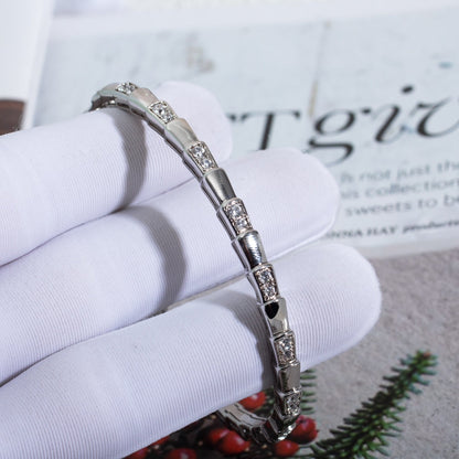 [OAK JURI]SERPENTI BRACELET SILVER DIAMOND