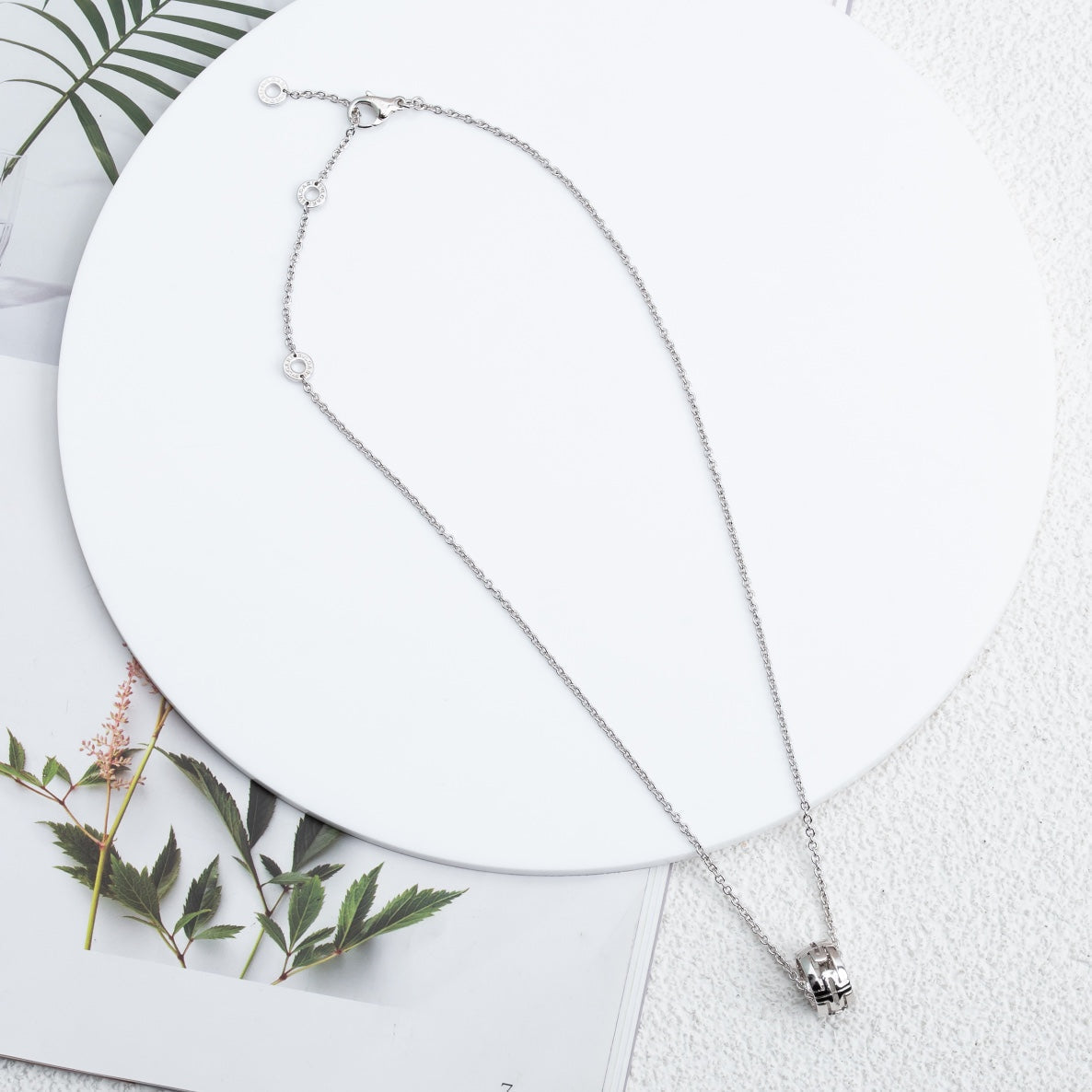[OAK JURI]PARENTESI NECKLACE SILVER