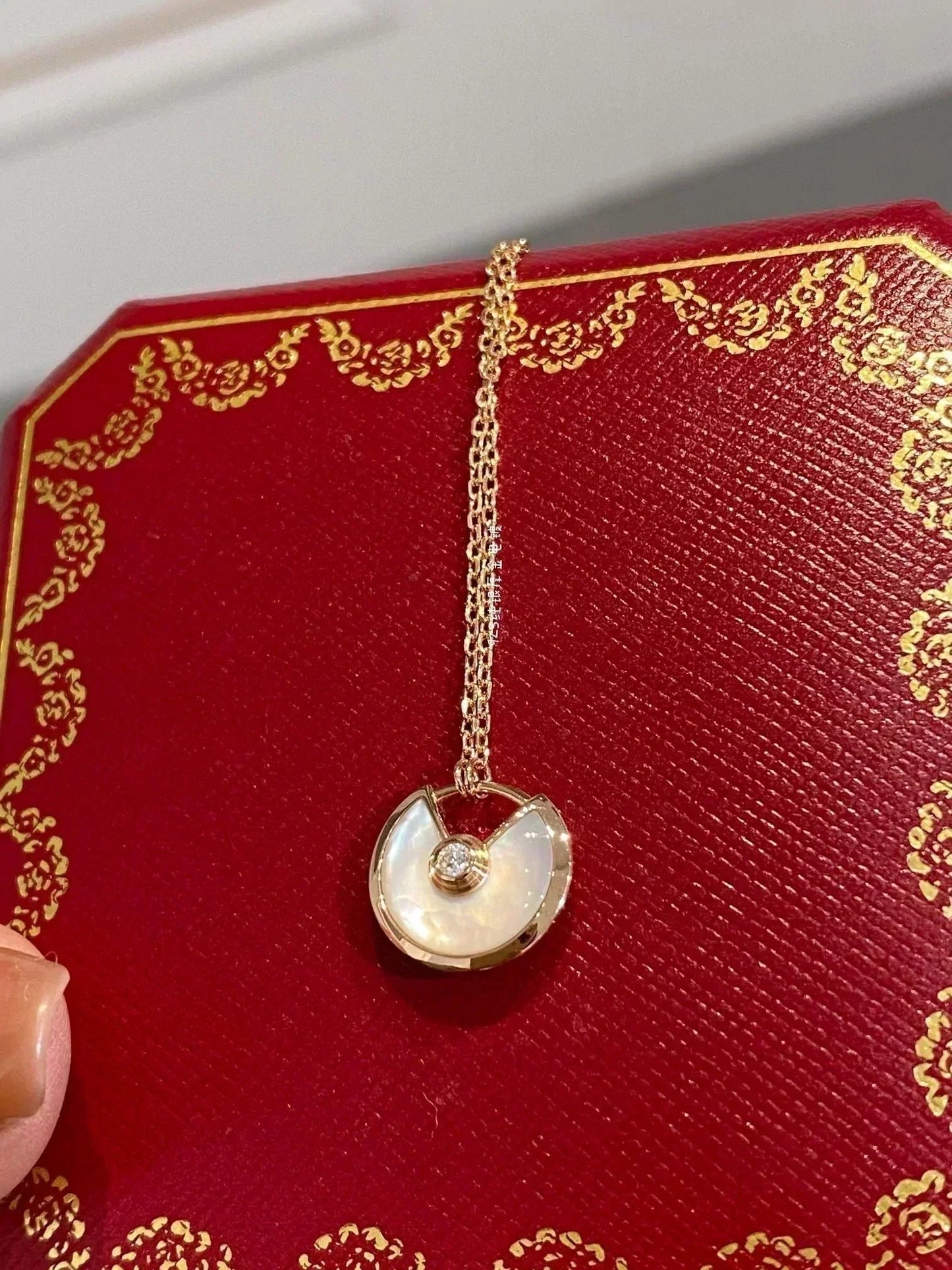 [OAK JURI]AMULETTE ROSE GOLD MOP NECKLACE
