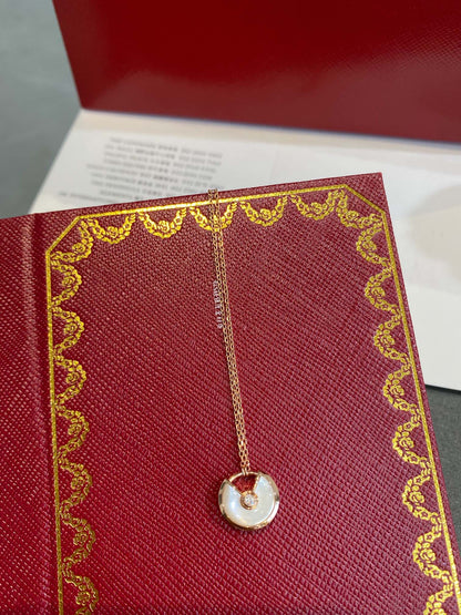 [OAK JURI]AMULETTE ROSE GOLD MOP NECKLACE