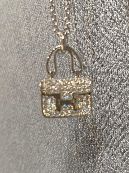 [OAK JURI]CONSTANCE PEDANT DIAMOND NECKLACE