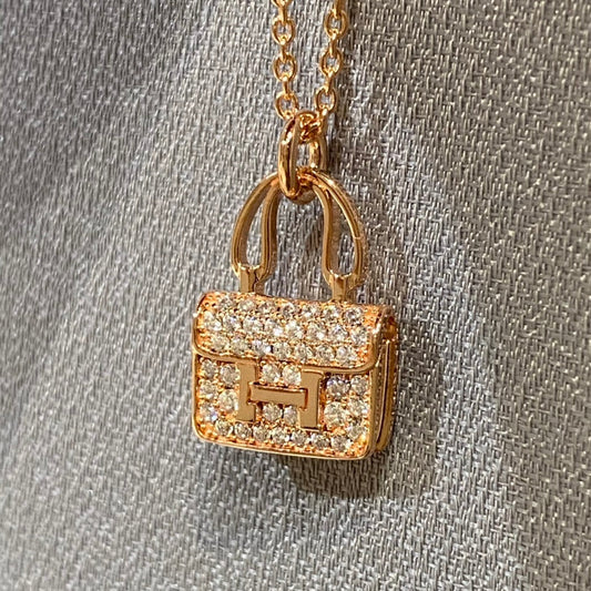 [OAK JURI]CONSTANCE PEDANT DIAMOND NECKLACE