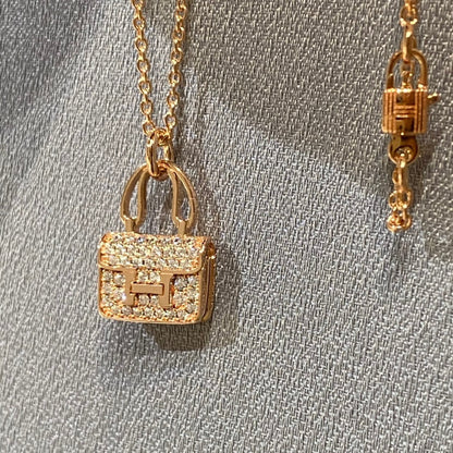 [OAK JURI]CONSTANCE PEDANT DIAMOND NECKLACE