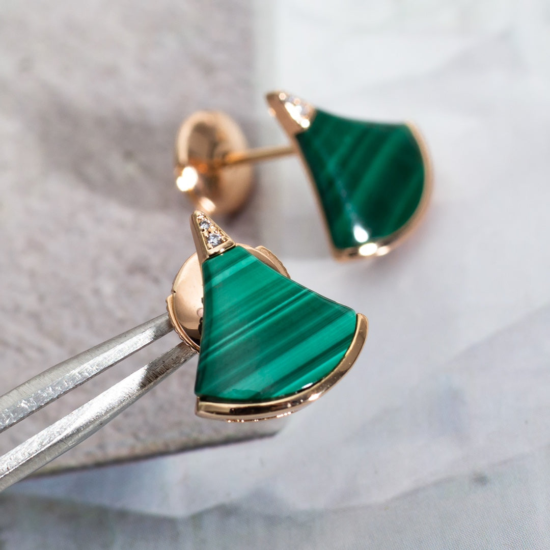 [OAK JURI]DIVAS DREAM EARRINGS PINK GOLD