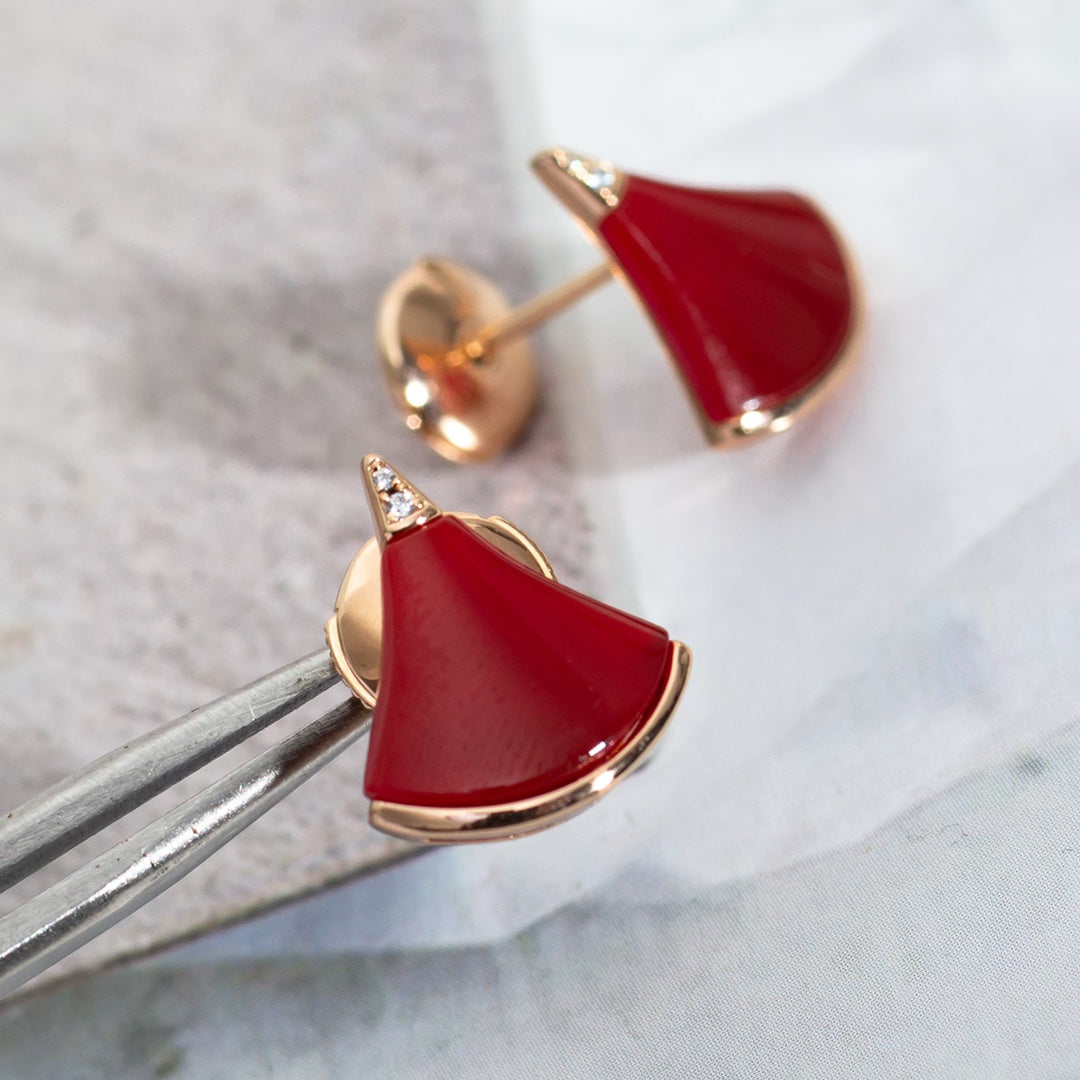 [OAK JURI]DIVAS DREAM EARRINGS PINK GOLD