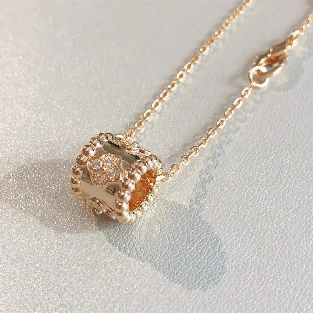 [OAK JURI]PERLEE PEDANT NECKLACE GOLD / ROSE GOLD