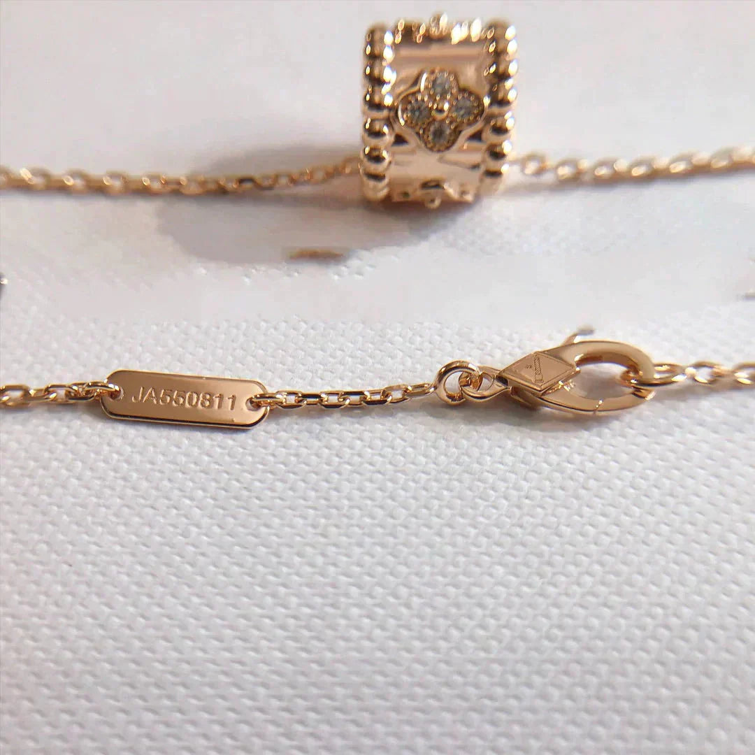 [OAK JURI]PERLEE PEDANT NECKLACE GOLD / ROSE GOLD