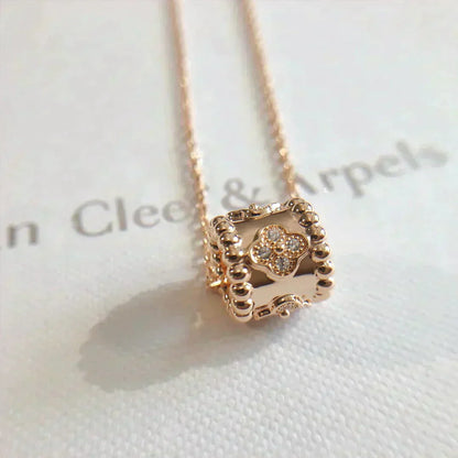 [OAK JURI]PERLEE PEDANT NECKLACE GOLD / ROSE GOLD