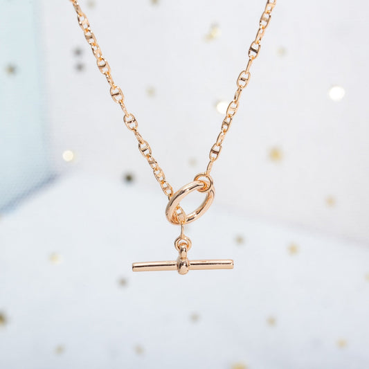 [OAK JURI]ECHAPPEE NECKLACE PINK GOLD