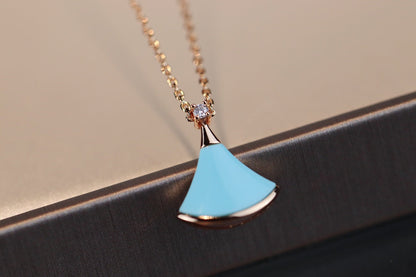 [OAK JURI]DREAM NECKLACE TURQUOISE PINK GOLD