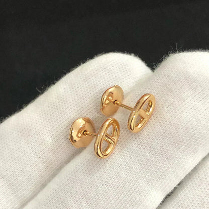 [OAK JURI]CHAINE SMALL EARRINGS GOLD AND SILVER