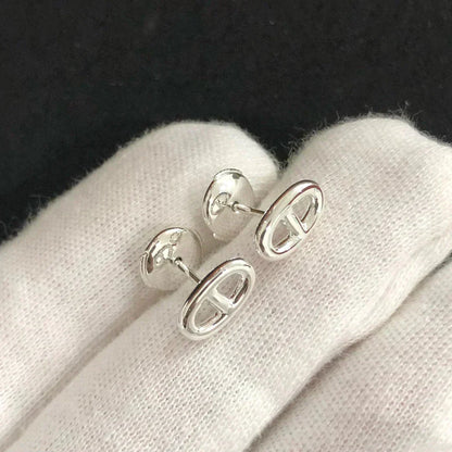 [OAK JURI]CHAINE SMALL EARRINGS GOLD AND SILVER