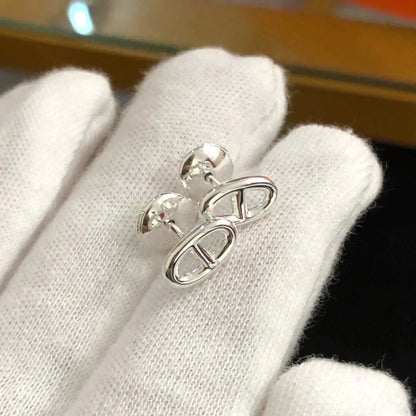 [OAK JURI]CHAINE SMALL EARRINGS GOLD AND SILVER