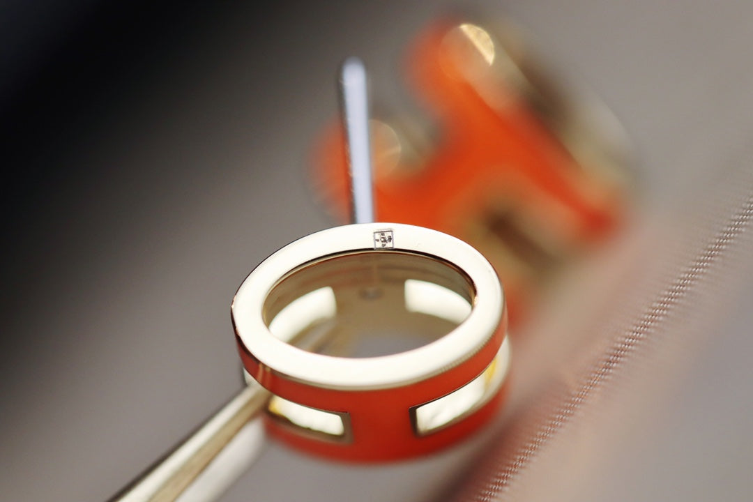 [OAK JURI]MINI POP H EARRINGS ORANGE