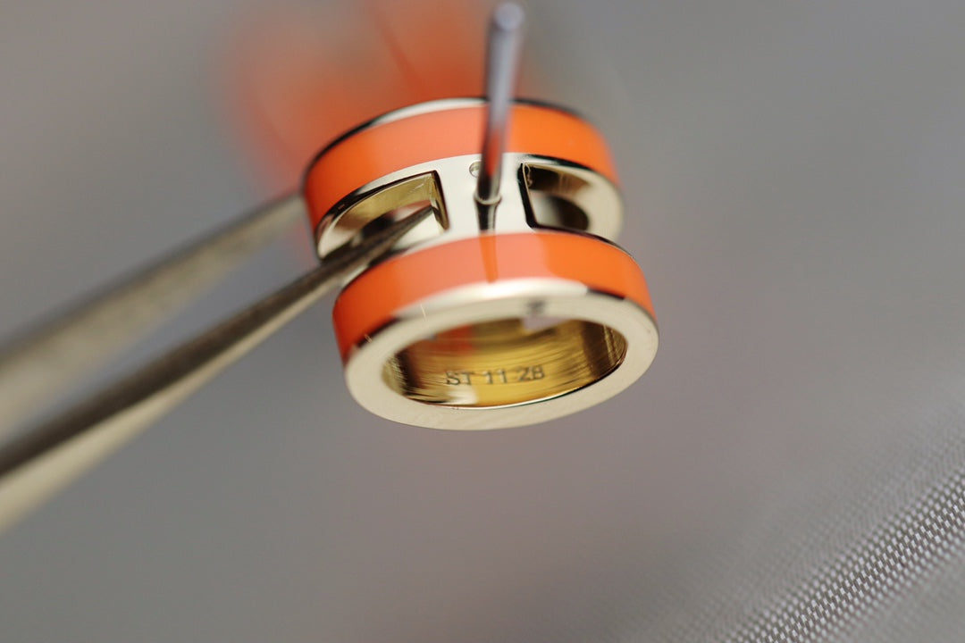 [OAK JURI]MINI POP H EARRINGS ORANGE