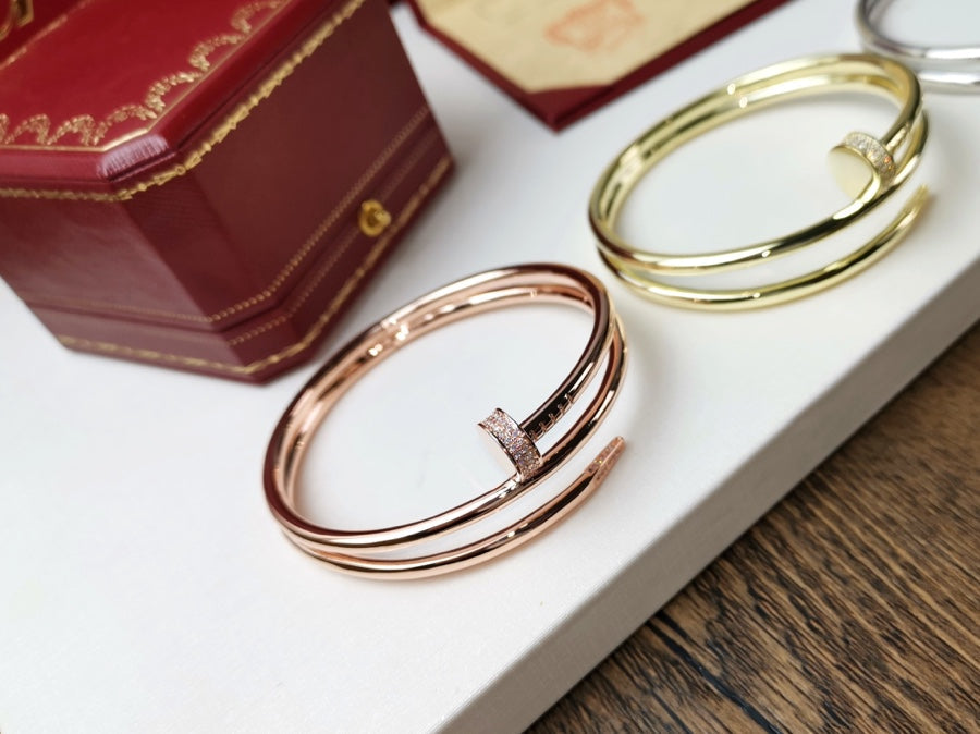 [OAK JURI]JUSTE BRACELET 3.5MM DOUBLE ROW DIAMOND
