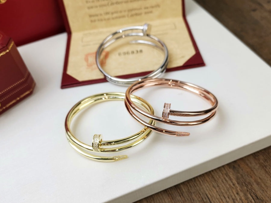 [OAK JURI]JUSTE BRACELET 3.5MM DOUBLE ROW DIAMOND