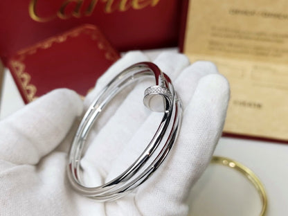 [OAK JURI]JUSTE BRACELET 3.5MM DOUBLE ROW DIAMOND