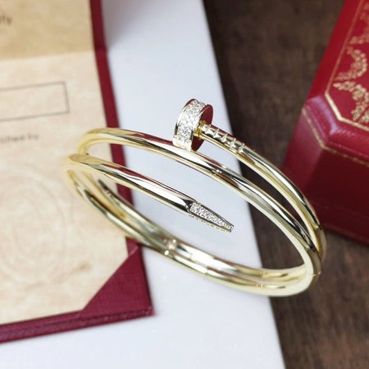 [OAK JURI]JUSTE BRACELET 3.5MM DOUBLE ROW DIAMOND