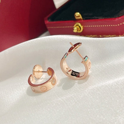 [OAK JURI]LOVE EARRINGS 5.7MM 2 DIAMONDS