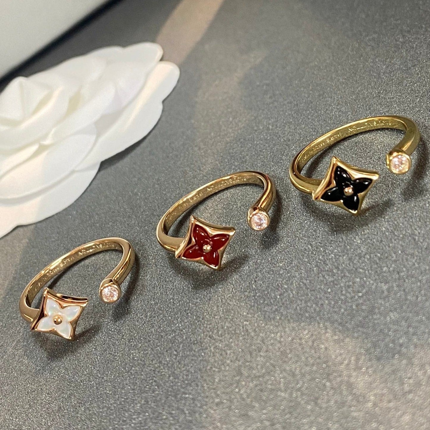 [OAK JURI]STAR 1 DIAMOND OPEN RING