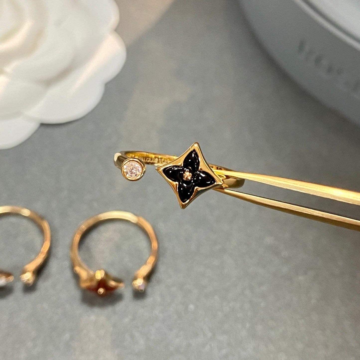 [OAK JURI]STAR 1 DIAMOND OPEN RING