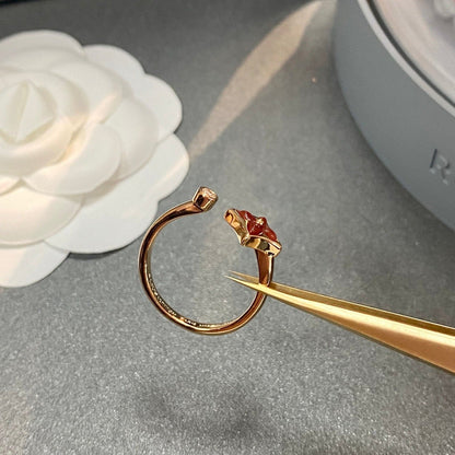 [OAK JURI]STAR 1 DIAMOND OPEN RING